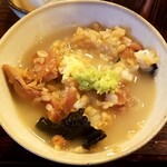 九州鍋家 KATETE - 最後は、鶏スープをかけて、お茶漬けにしてサラサラっと。