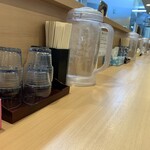 麺処もみじ - カウンターです