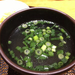 新橋 鶏繁 どんぶり子 - 鶏スープ