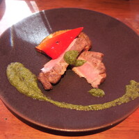 Terrace Dining TANGO - ちび注文のメイン　産地失念豚肉グリル