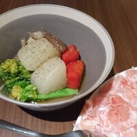 ERUTAN RESTAURANT BAR - 煮野菜との組み合わせもなかなかのものでした。