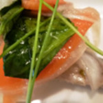 HOZON - 小魚のエスカベーシュ（酢漬）:季節野菜と共にマリネした揚げ小魚。やさしい酸味と塩麹＆甘酒の旨みがしみてきます。