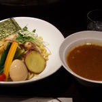 麺屋 波 - カレーつけ麺880円