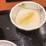 丸亀製麺 - 大根おろしにレモンが！