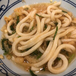 丸亀製麺 - 最後は出し汁と生姜で完食！