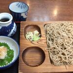 松山そば店 - 【'19.6】冷たいお蕎麦　辛味大根　800えん