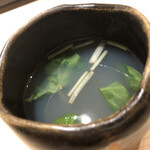 Sugaya - 蛤の温かいお汁。胃が落ち着きます