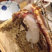 活カニの花咲 - 刺身