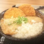 Hanamaru Udon - カレーセット きつねうどん コロッケ 715円