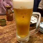 さえ丸おじさんの店 - 生ビール 中 550円