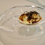 ラ クレリエール - フグの白子、トリュフ風味。