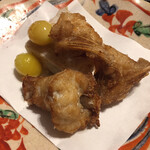 鳥田中 - 天然虎河豚の唐揚げでスタート　海老芋がまた新春の風情で嬉しくなります