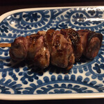 鳥田中 - コースのハツ元　濃厚なのに後味あっさり　タレの味が光ります