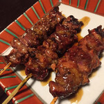 鳥田中 - 追加の背肝　こちらのタレはレバーと背肝に合わせてあるように思われます　美味し過ぎます