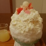埜庵 - 白酒氷+いちごトッピング1300円*2020.01