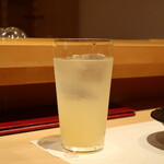 鮨 しみづ - かぼす酎ハイ