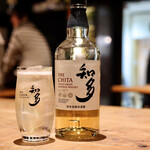 餃子とスパークリング バブルス - 知多ハイボール