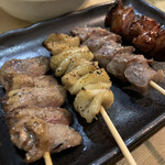 Yakitori Suzume - 串焼き四種盛り