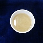 たぬきすし - この日の味噌汁は甘海老のお頭入り