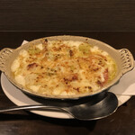 BARU 竹末 - ポロ葱のグラタン(700円)