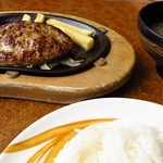 びっくりドンキー - レギュラーバーグステーキセット\627