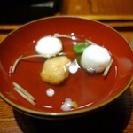 みかわ 是山居 - すまし汁