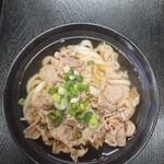 ○福うどん - 肉うどん(小)