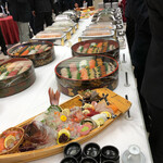 ティケーピーガーデンシティプレミアム天神スカイホール - 料理写真:刺し盛りにシースー^ ^