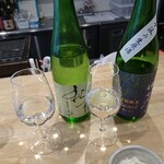 Asano Nihonshuten - こちらも330円。ちなみに、右は「伊乎乃」という、新潟の「高の井酒造」の日本酒。「伊乎乃」＝すっきりというイメージがあったけれども、こちらは旨口感があって、美味かった。