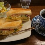 自家焙煎珈琲庵 - サンドイッチセット