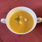 茶居花 - Bランチ　かぼちゃのスープ