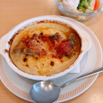 ジョイフル - 料理写真:チキンドリア　504円サラダセット+ドリンクバー　330円