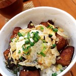 らーめん森や。 - 絶対に食べてはいけない ちゃーしゅーごはん カラマヨポテチ