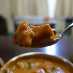 ガネーシャガル - 日替りのチキン野菜カレー（激辛）リフトアップ