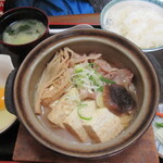 江戸家 - 肉豆腐定食　820円