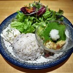 カフェフレディ - 豆腐ﾊﾝﾊﾞｰｸﾞおろしﾎﾟﾝ酢(ｽﾓｰﾙ)