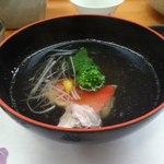 寿司割烹 魚紋 - お椀。お吸い物。