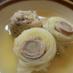 大納言本家 - おでん（ロールキャベツ・つくね）