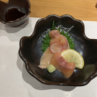 柳家錦 - 蓬莱マスのお造り