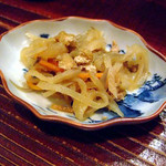 新橋辻そば - お通し