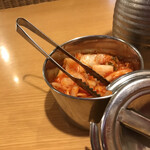 萬福食堂 - 無料サービスの白菜キムチ