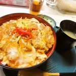 丼屋ひろ - 入れ歯でもOK！　ミルフィーユカツ丼セット　800円