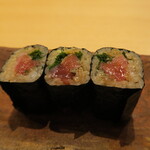 銀座いち分 - ネギトロ巻き