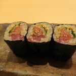 銀座いち分 - トロタク巻き