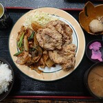 光玉母食堂 めし しんちゃん - 2019年12月　もつから定食　1050円+税