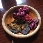 南禅寺 順正 ゆどうふ - ゆどうふ（花）（税込3千円）評価＝◎　 ⑧漬物