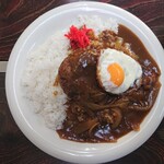 浜家 - 2019年12月　ハンバーグカレー　750円