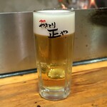 やきとり 正や - 生ビール