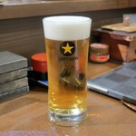 桶家乃隠居 - 黒ラベル生ビール