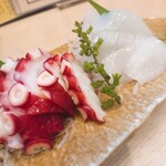 炭火焼き鳥 金太郎 - 料理写真:イカ・タコ盛り合わせ